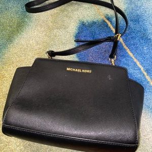 Black Michael Kors Cross Body Purse